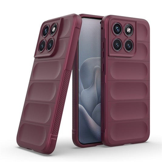 Cover til Motorola Edge 70 Fusion, Techsuit, Magic Shield, Vinrød