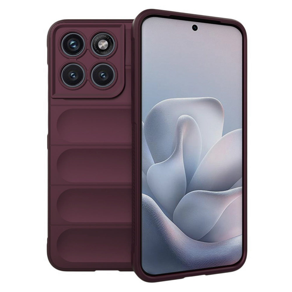 Cover til Motorola Edge 70 Fusion, Techsuit, Magic Shield, Vinrød