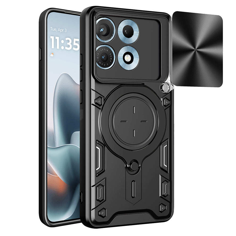 Cover til Motorola Edge 70 Max, Techsuit, CamGuard Pro, Sort