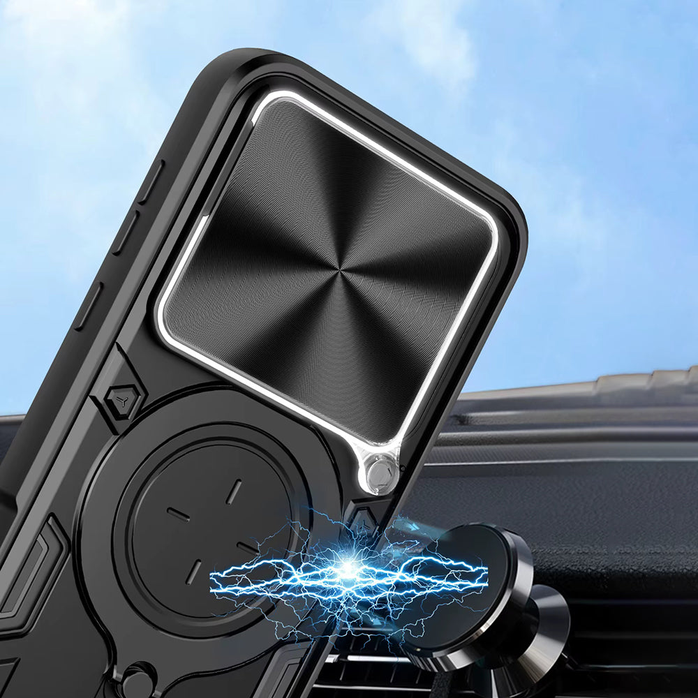 Cover til Motorola Edge 70 Max, Techsuit, CamGuard Pro, Sort