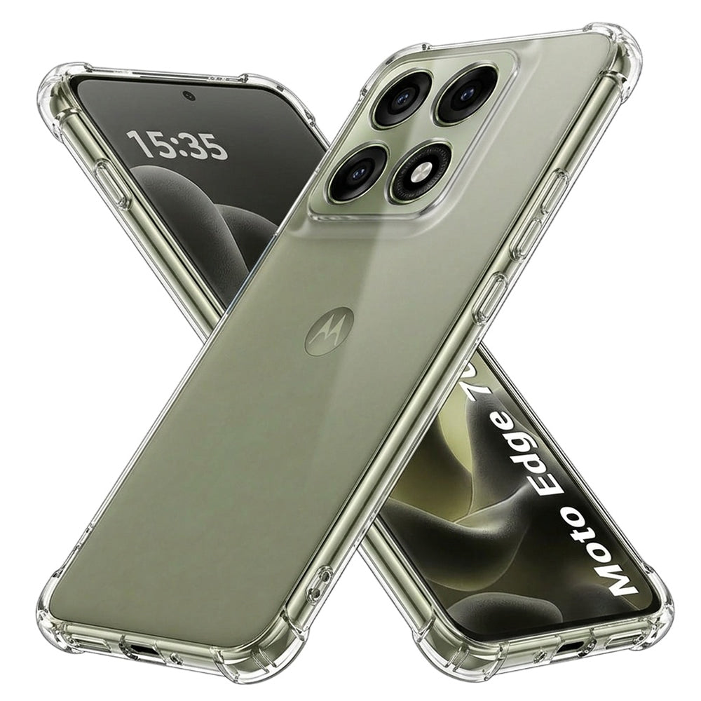 Cover til Motorola Edge 70 Pro, Techsuit, Shockproof Clear, Transparent