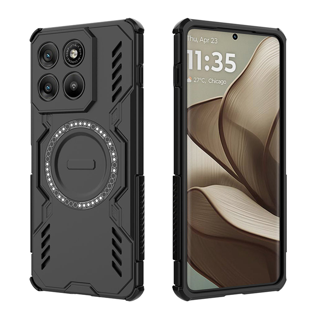 MagSafe cover til Motorola Edge 70, Techsuit, ArmorMag, Sort