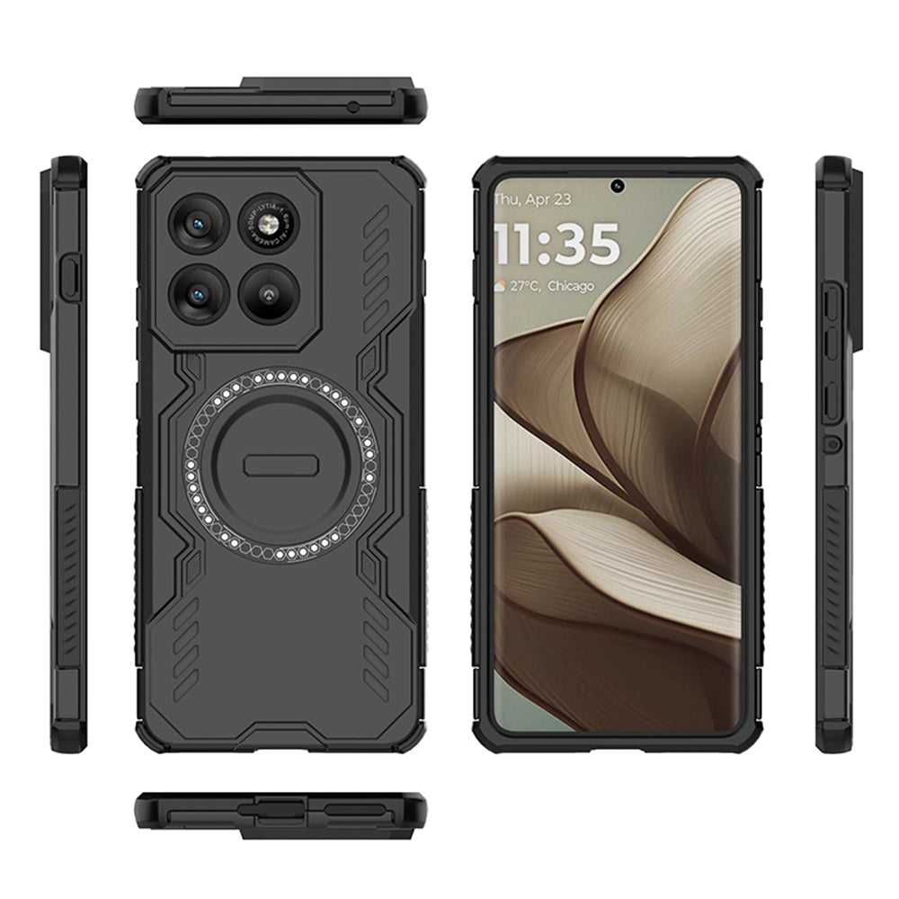 MagSafe cover til Motorola Edge 70, Techsuit, ArmorMag, Sort