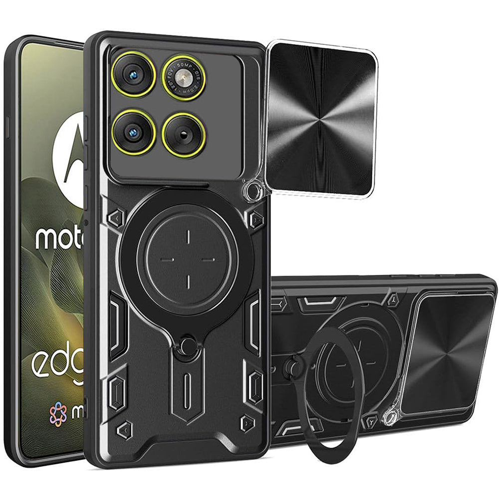 Etui til Motorola Edge 70, Techsuit, CamGuard Pro, Sort