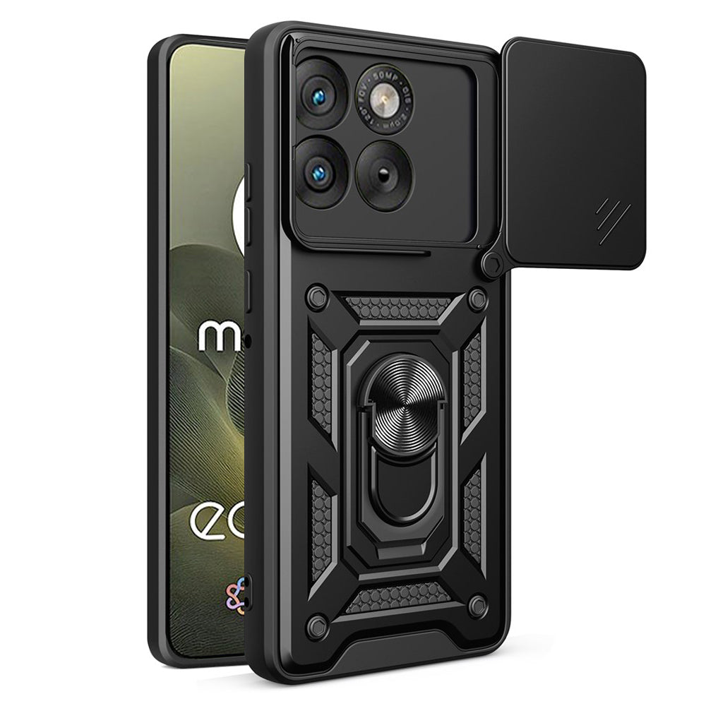 Etui til Motorola Edge 70, Techsuit, CamShield, Sort