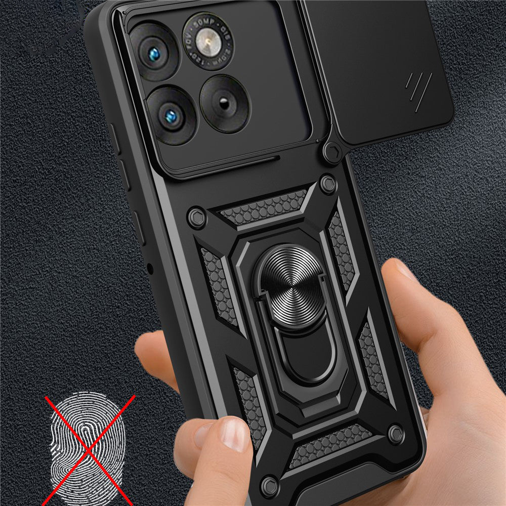 Etui til Motorola Edge 70, Techsuit, CamShield, Sort