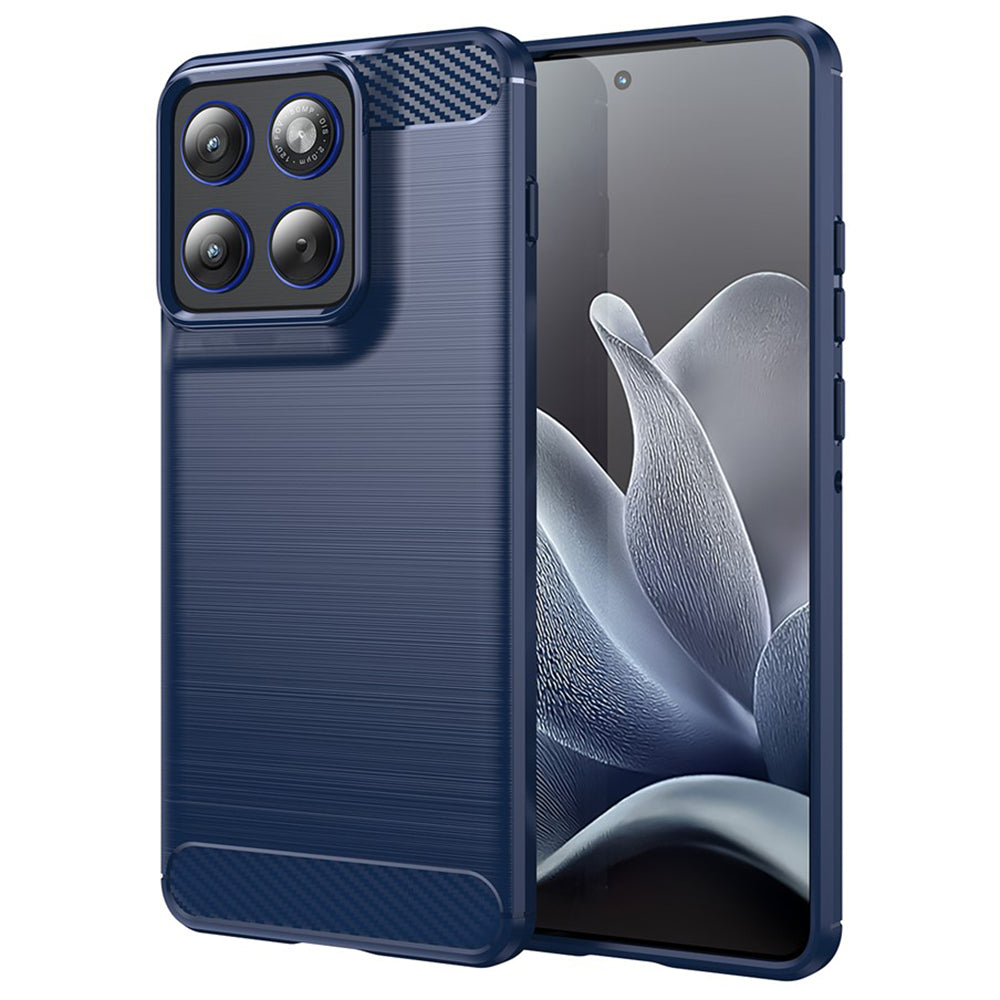Etui til Motorola Edge 70, Techsuit, Carbon, Blå