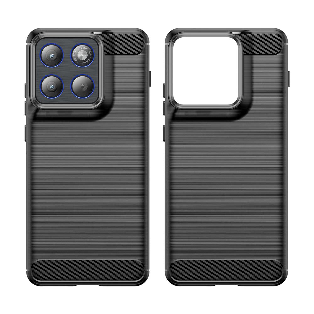 Etui til Motorola Edge 70, Techsuit, Carbon, Sort
