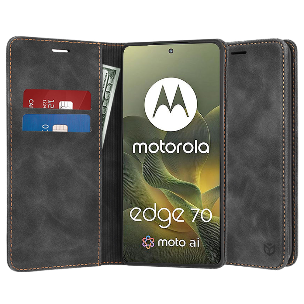 Etui til Motorola Edge 70, Techsuit, Confy, Sort