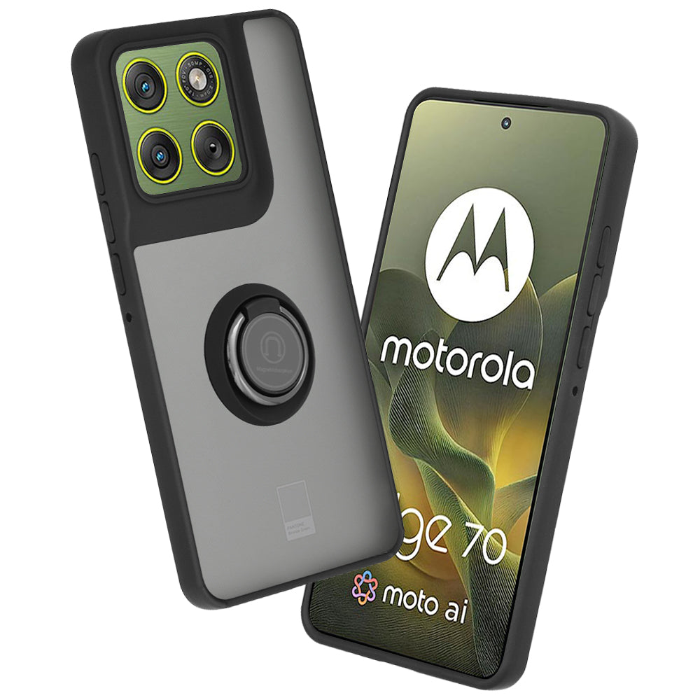 Etui til Motorola Edge 70, Techsuit, Glinth, Sort