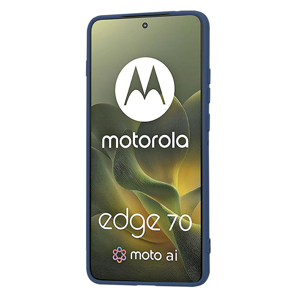 Etui til Motorola Edge 70, Techsuit, SoftFlex, Marineblå