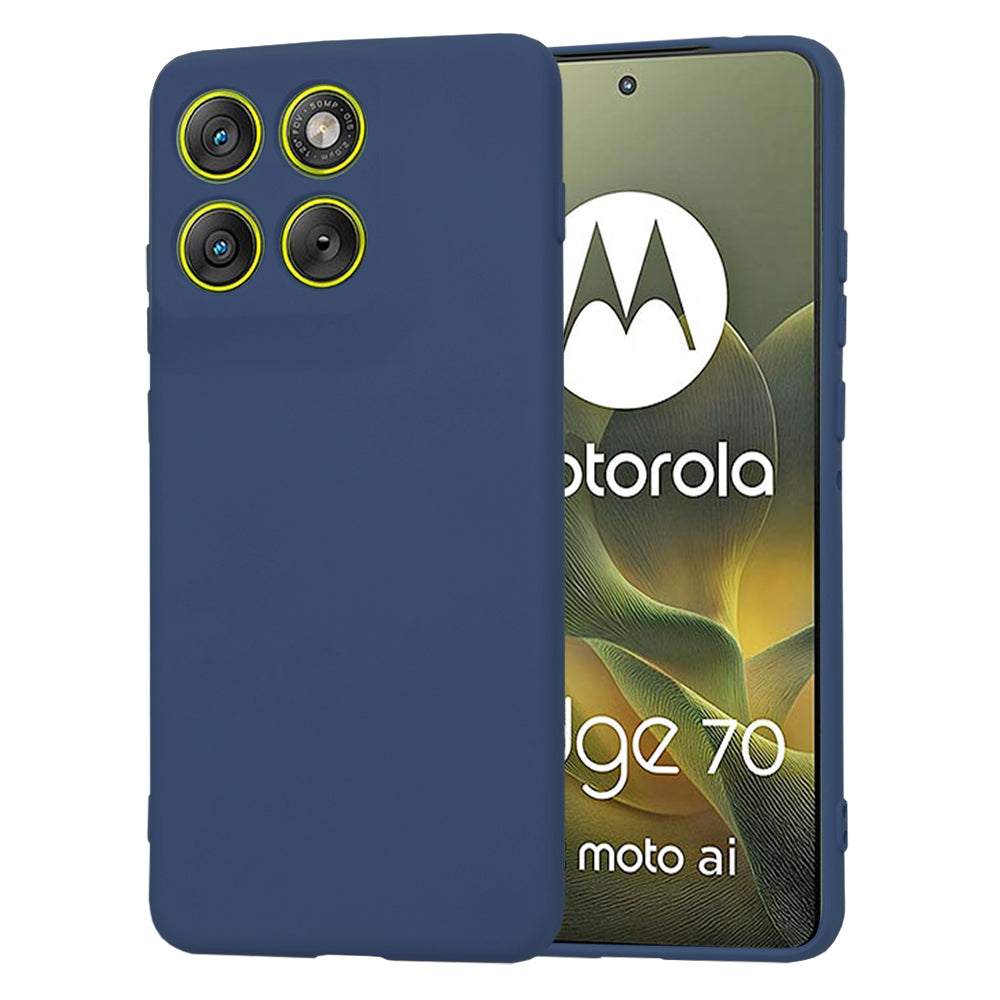 Etui til Motorola Edge 70, Techsuit, SoftFlex, Marineblå