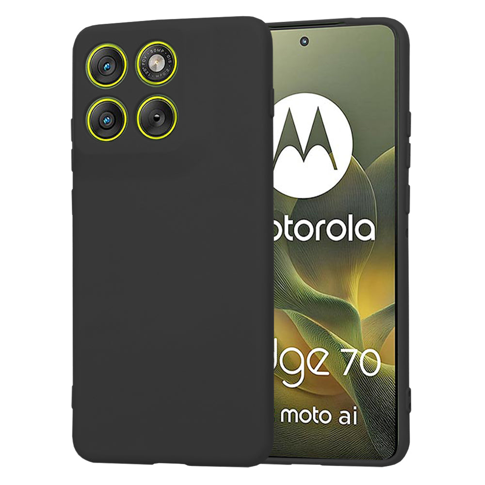Etui til Motorola Edge 70, Techsuit, SoftFlex, Sort