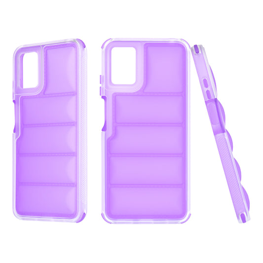 Cover til Motorola Moto E22i / E22, Techsuit, Wave Shield, Lilla