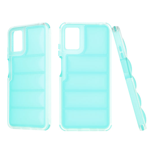 Cover til Motorola Moto E22i / E22, Techsuit, Wave Shield, Turkis