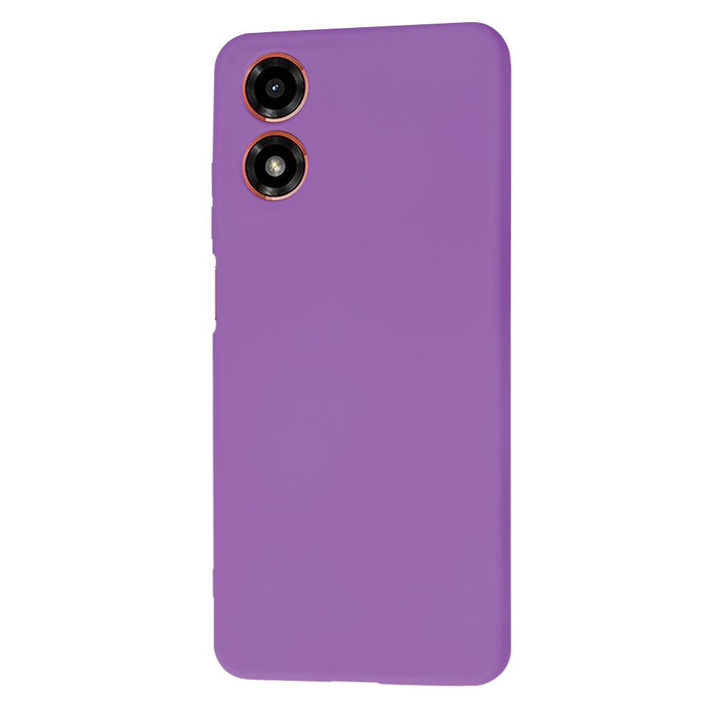 Etui til Motorola Moto G04s / E14 / G04, Techsuit, SoftFlex, Lilla