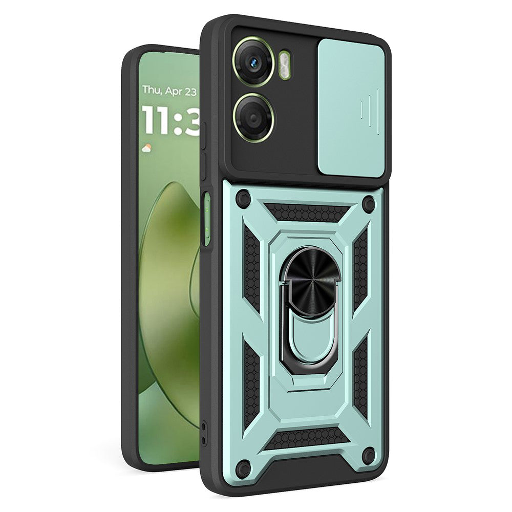 Etui til Motorola Moto G06, Techsuit, CamShield, Grøn