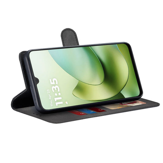 Cover til Motorola Moto G06, Techsuit, Diary Book, Sort