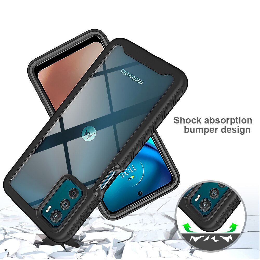 Case for Motorola Moto G42, Techsuit, Defense360 Pro, Black