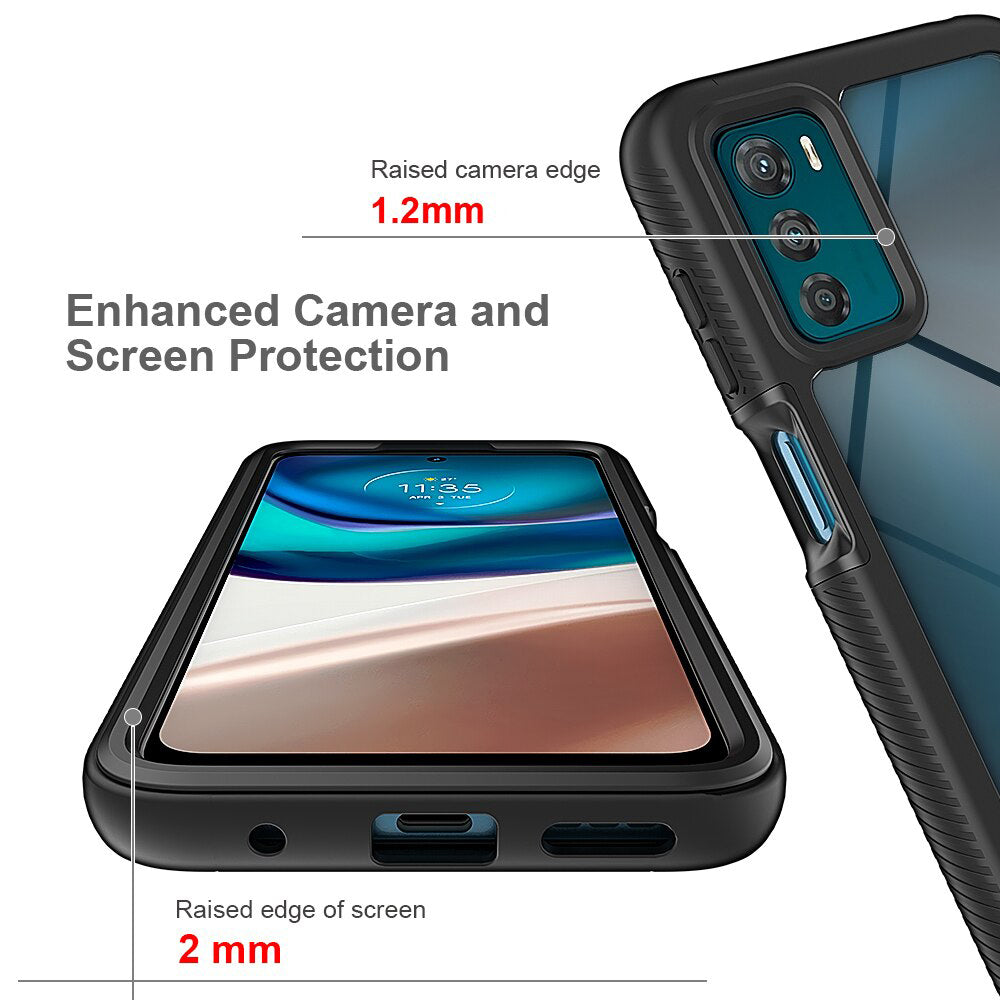Case for Motorola Moto G42, Techsuit, Defense360 Pro, Black