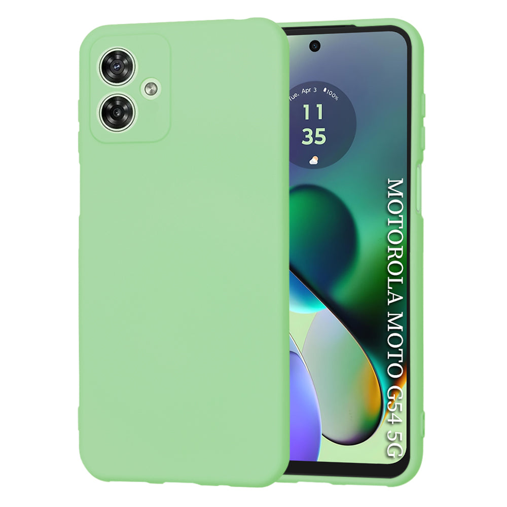 Etui til Motorola Moto G54, Techsuit, SoftFlex, Lys Grøn