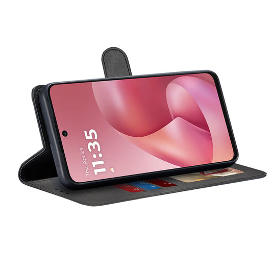 Etui til Motorola Moto G67 Power / G57 Power, Techsuit, Diary Book, Sort