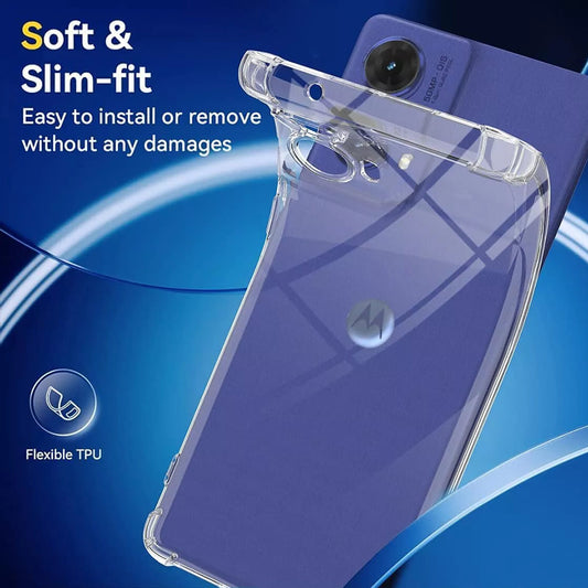 Cover til Motorola Moto G85, Techsuit, Stødsikker Klar, Transparent