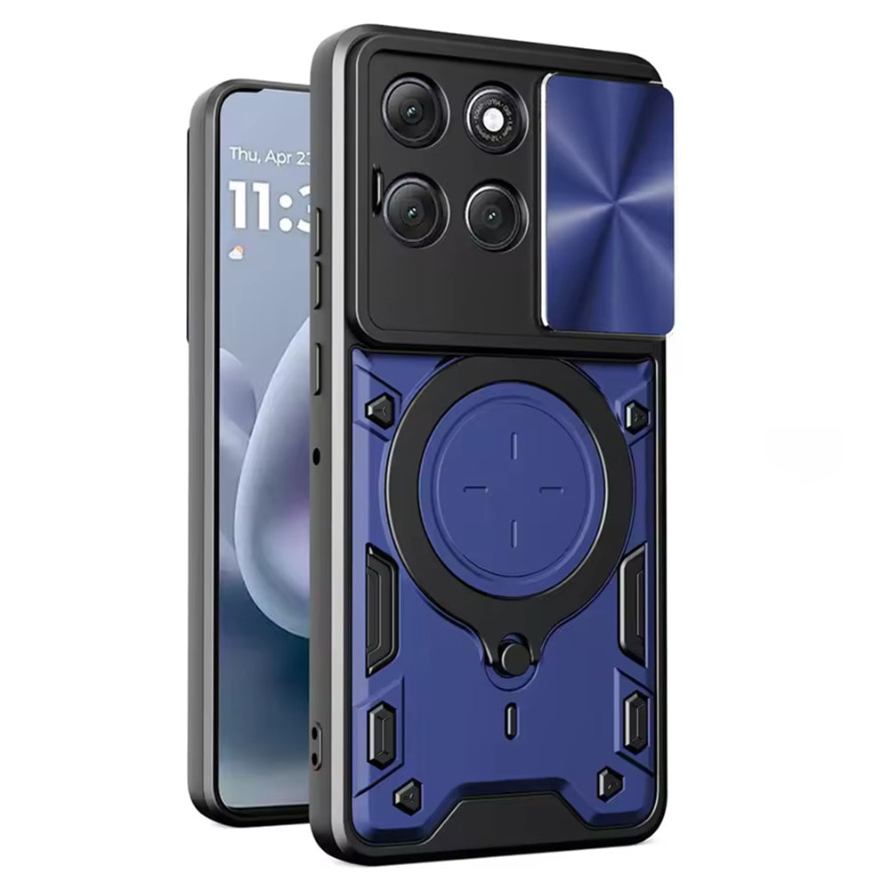 Etui til Motorola Moto G86, Techsuit, CamGuard Pro, Blå