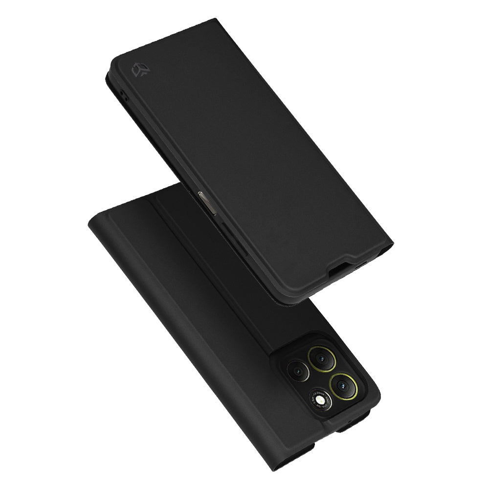 Cover til Motorola Moto G86, Techsuit, Magskin Book, Sort