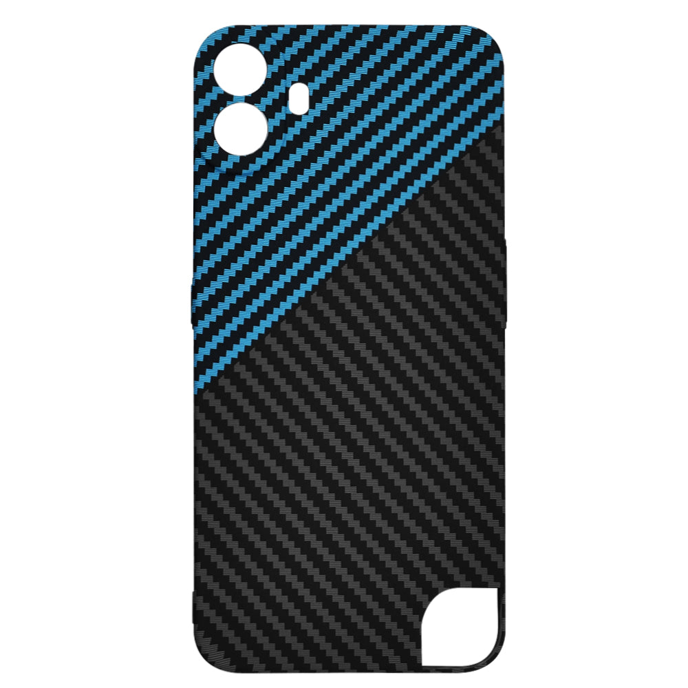 Cover til Nothing CMF Phone 1, Techsuit, Carbonite FiberShell, Sort Blå