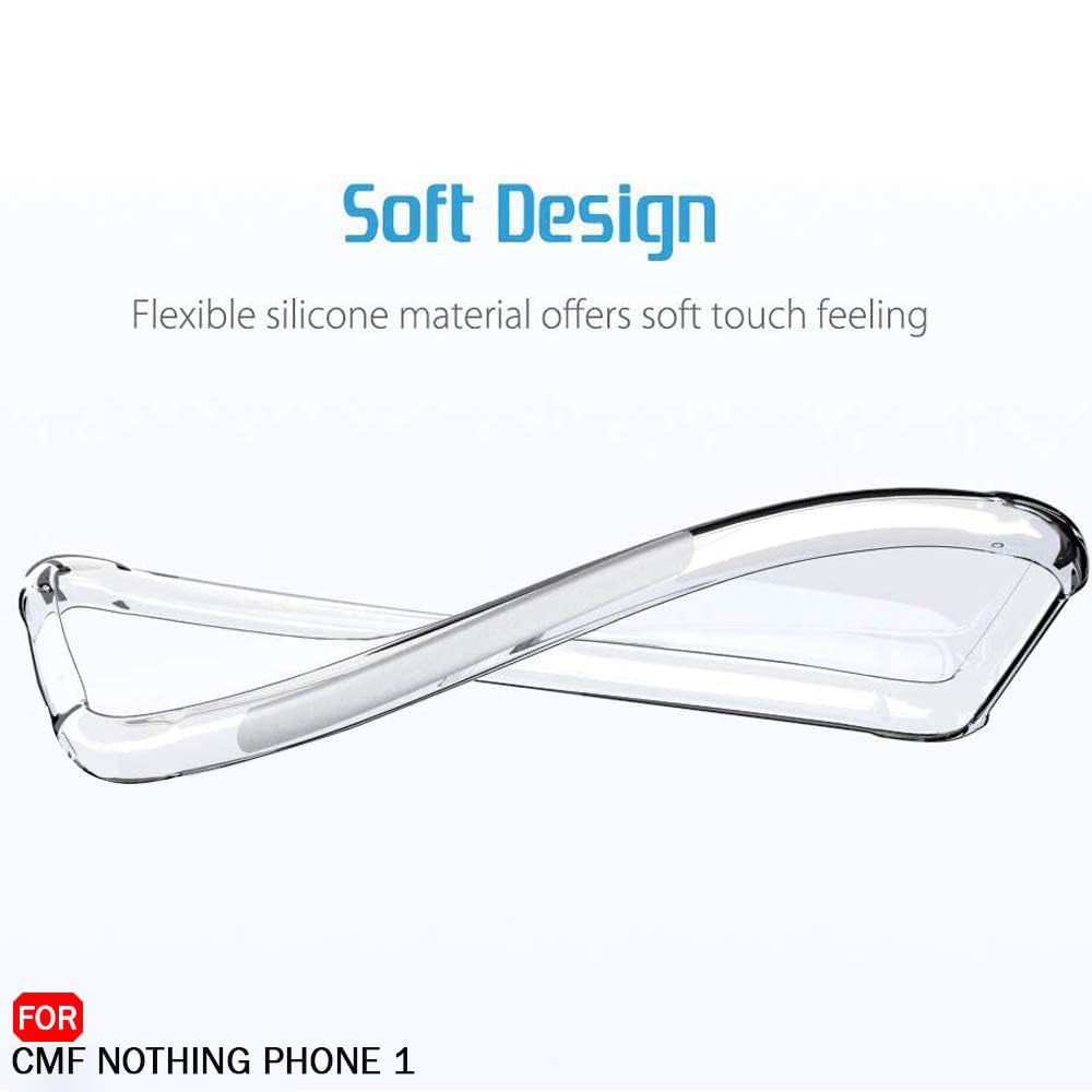 Cover til Nothing CMF Phone 1, Techsuit, Stødabsorberende Klar, Transparent