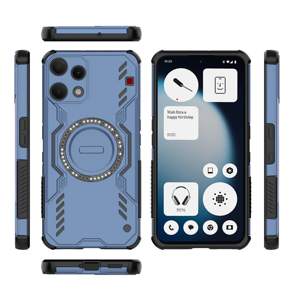 MagSafe-etui til Nothing Phone (3a) Lite, Techsuit, ArmorMag, Blå