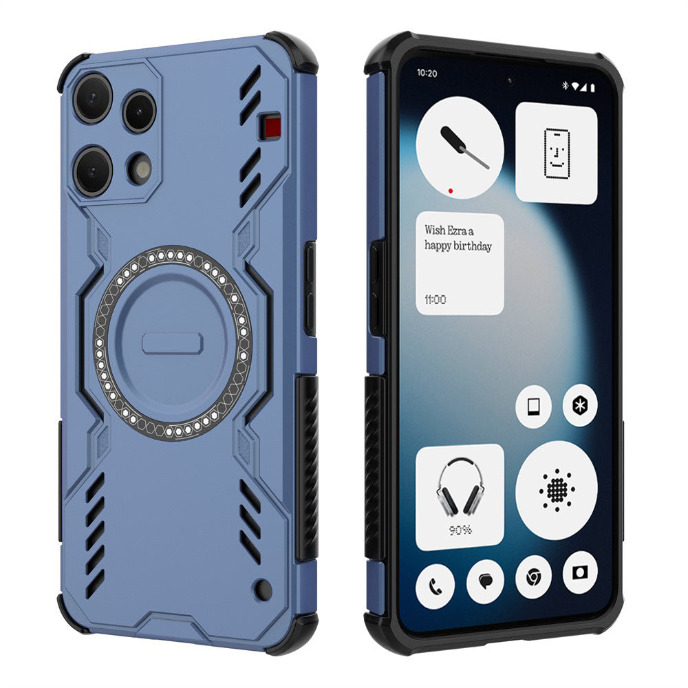 MagSafe-etui til Nothing Phone (3a) Lite, Techsuit, ArmorMag, Blå