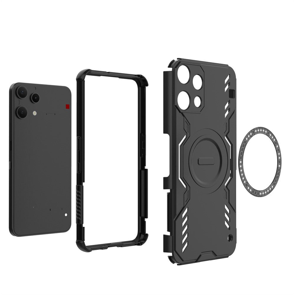 MagSafe cover til Nothing Phone (3a) Lite, Techsuit, ArmorMag, Sort