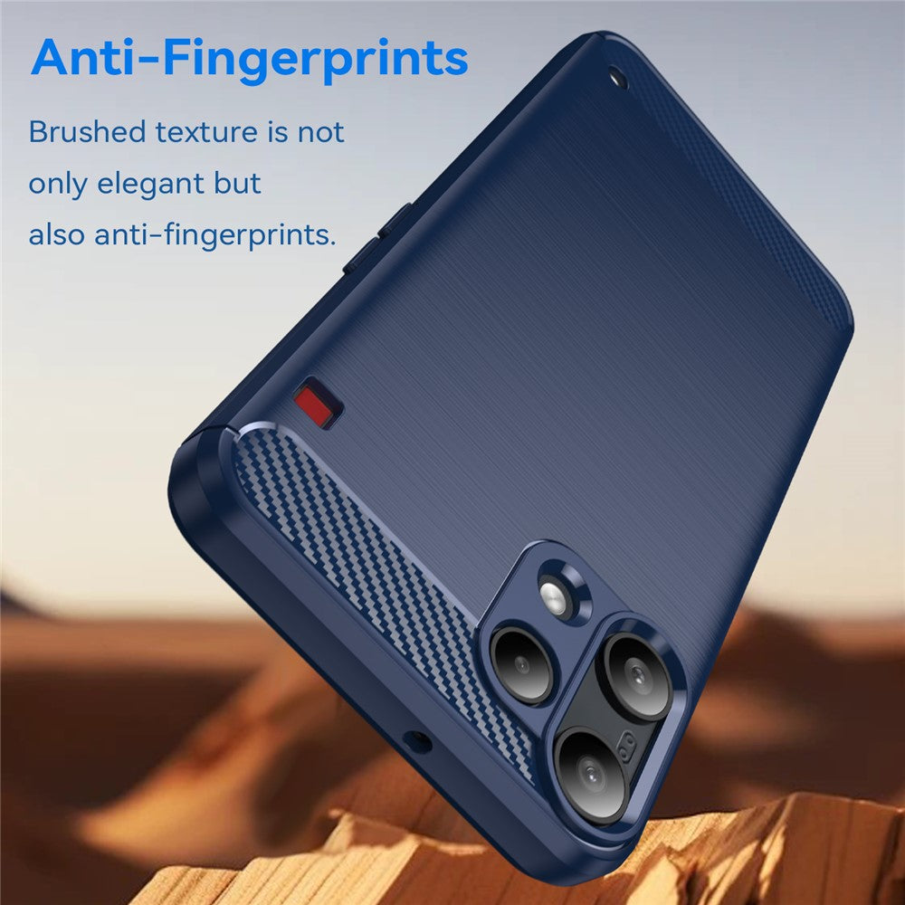 Etui til Nothing Phone (3a) Lite, Techsuit, Carbon, Blå