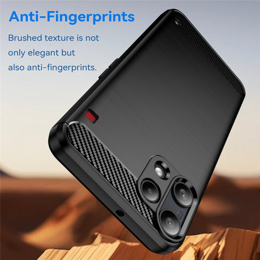 Etui til Nothing Phone (3a) Lite, Techsuit, Carbon, Sort