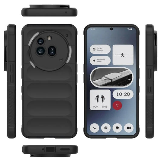 Cover til Nothing Phone (3a) Pro, Techsuit, Magic Shield, Sort