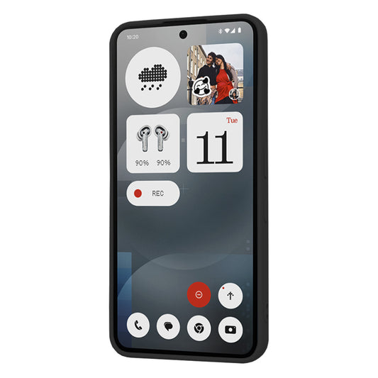 Cover til Nothing Phone (3a), Techsuit, SoftFlex, Sort