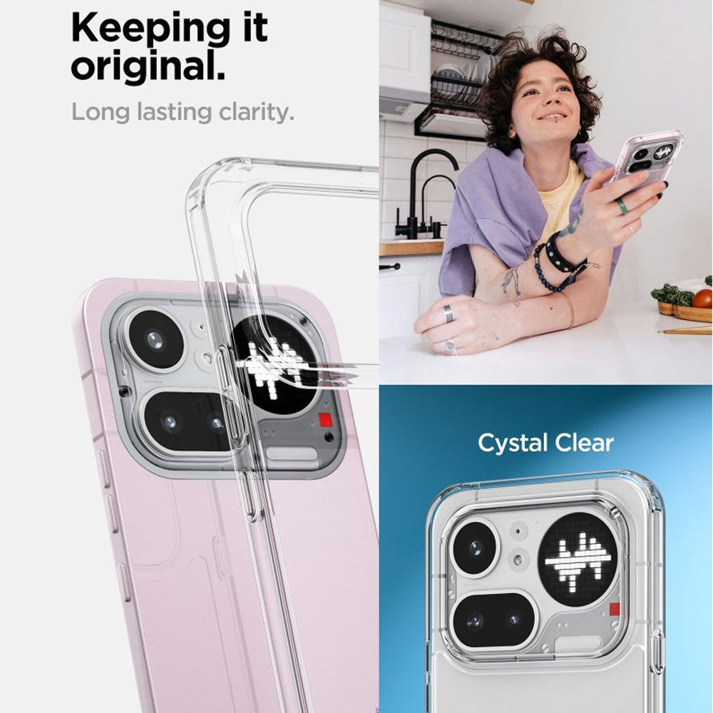 Cover til Nothing Phone (4a) Pro, Spigen, Ultra Hybrid, Transparent ACS11632