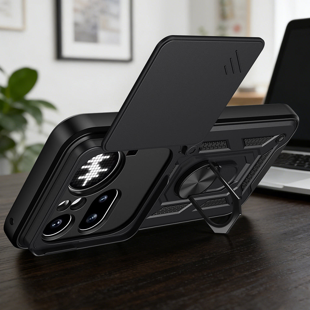 Etui til Nothing Phone (4a) Pro, Techsuit, CamShield, Sort