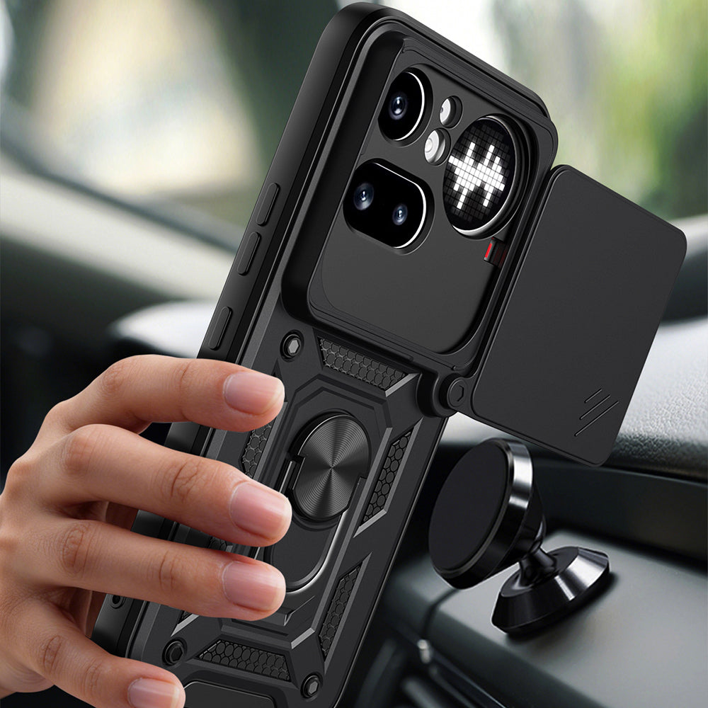 Etui til Nothing Phone (4a) Pro, Techsuit, CamShield, Sort