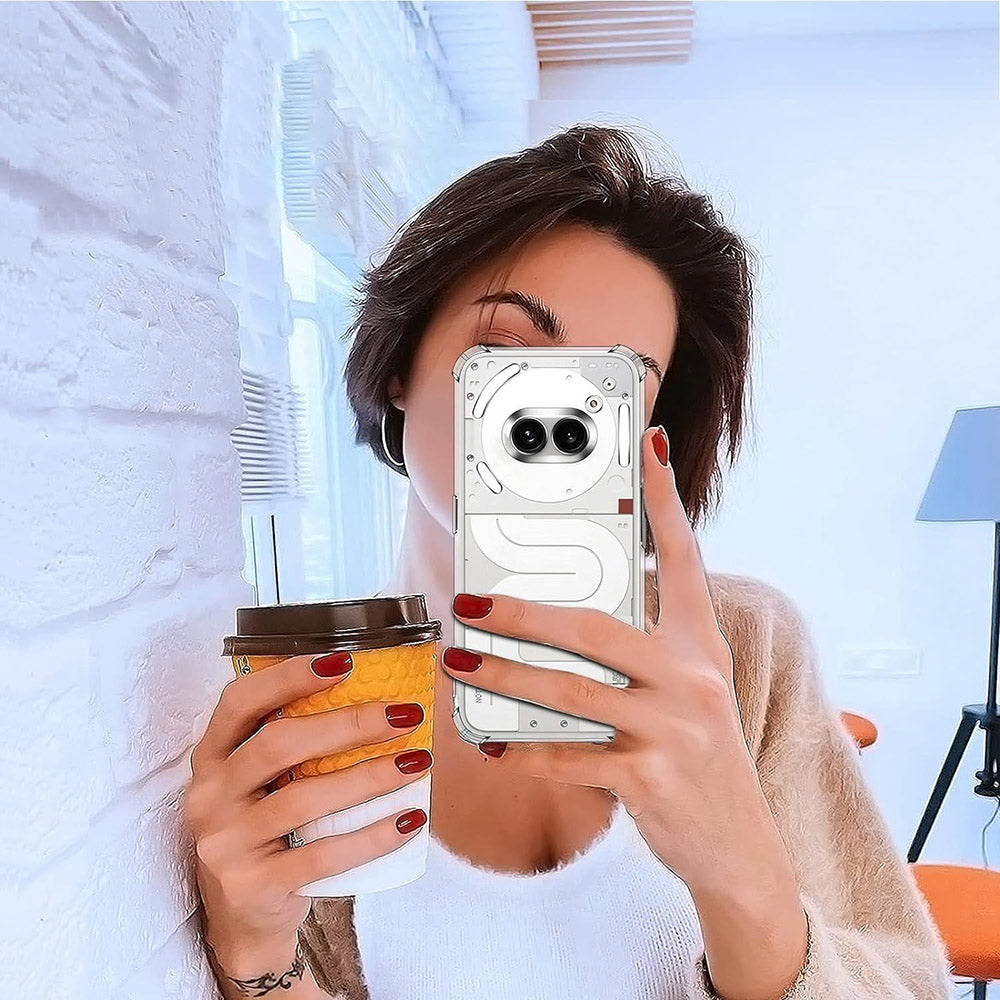 Etui til Nothing Phone (4a) Pro, Techsuit, Shockproof Clear, Gennemsigtig