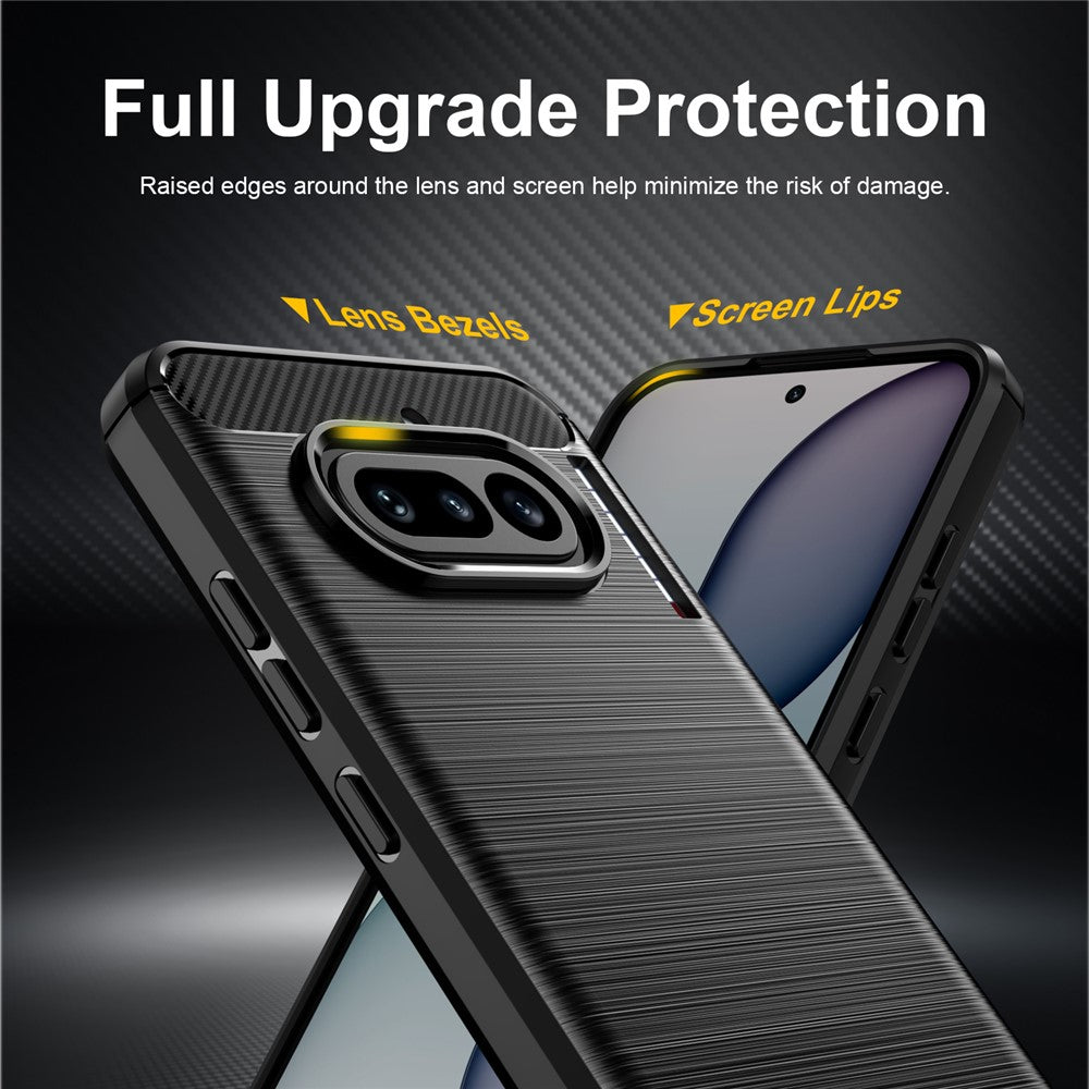 Etui til Nothing Phone (4a), Techsuit, Carbon, Sort