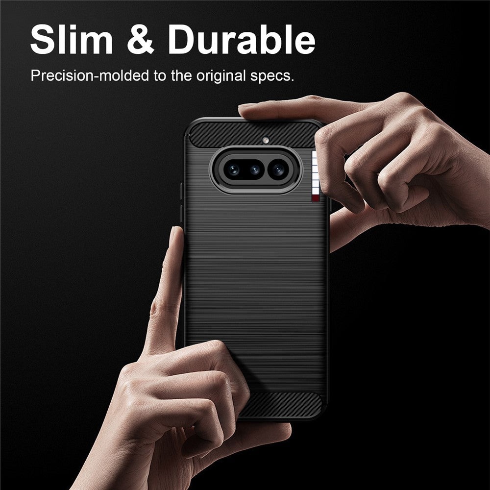 Etui til Nothing Phone (4a), Techsuit, Carbon, Sort