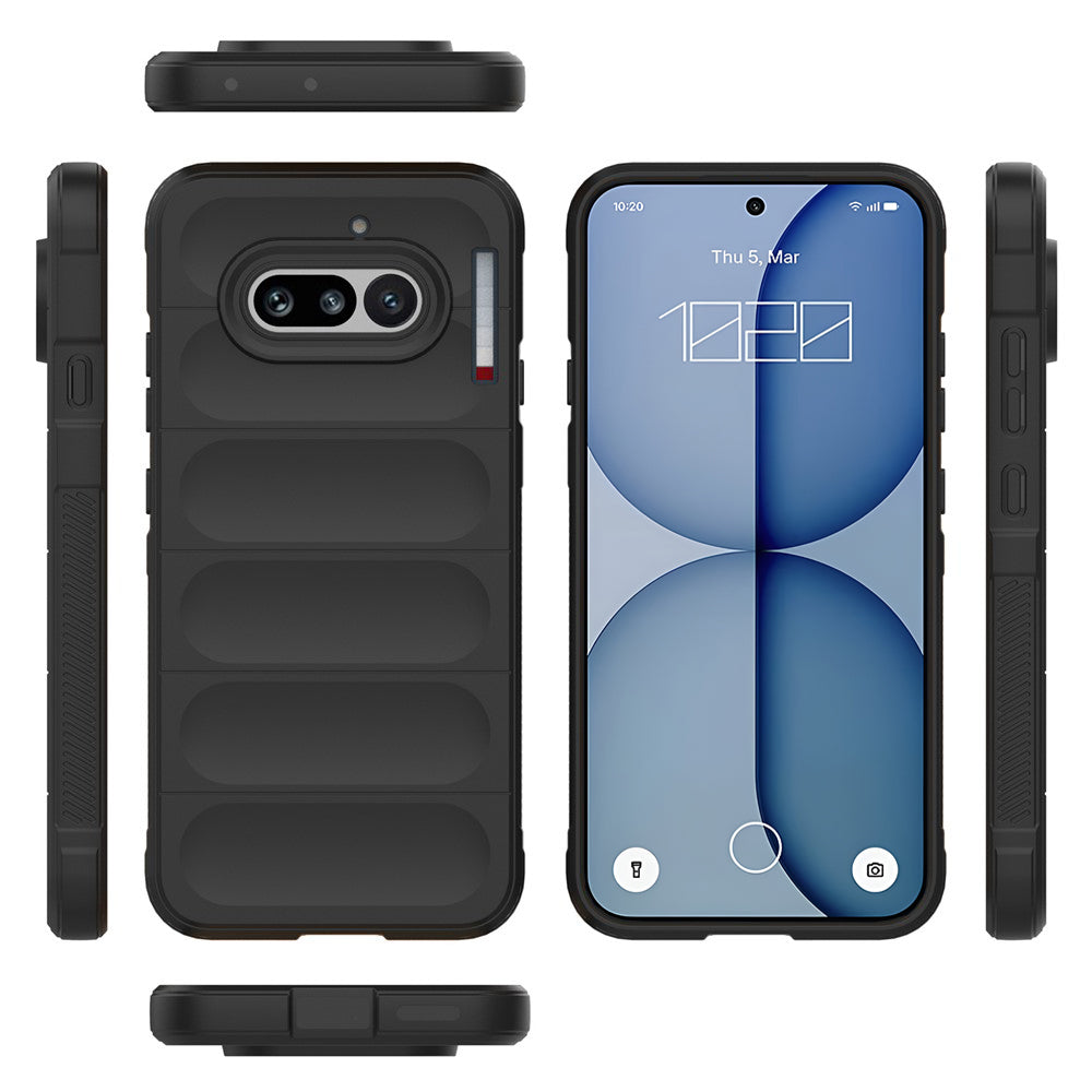 Etui til Nothing Phone (4a), Techsuit, Magic Shield, Sort