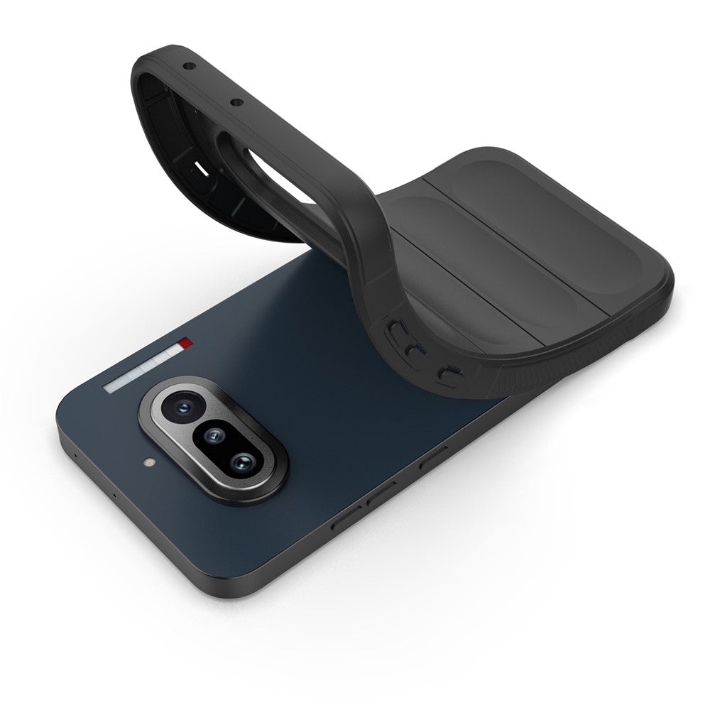 Etui til Nothing Phone (4a), Techsuit, Magic Shield, Sort