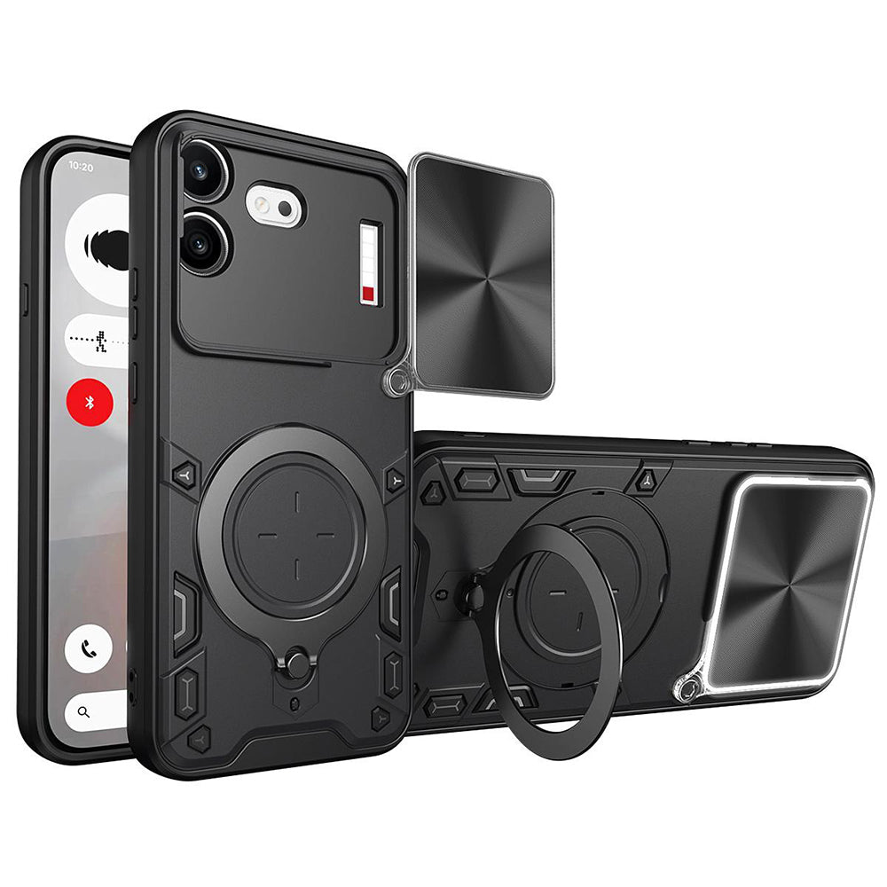 Cover til Nothing Phone (4b), Techsuit, CamGuard Pro, Sort