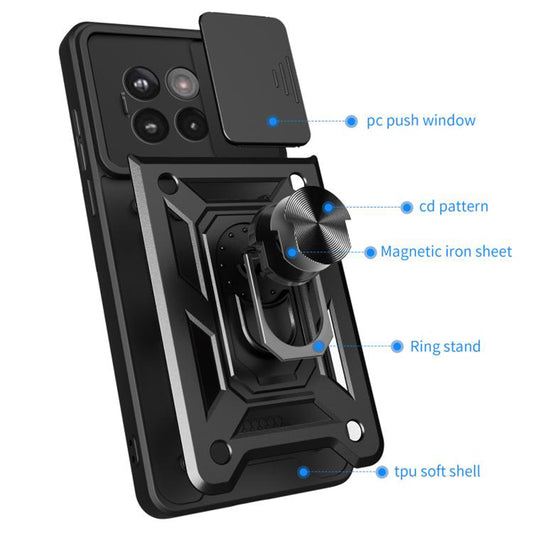 Cover til OnePlus 13R, Techsuit, CamShield, Sort