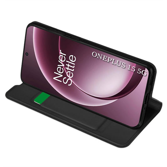 Etui til OnePlus 15, Techsuit, Magskin Book, Sort