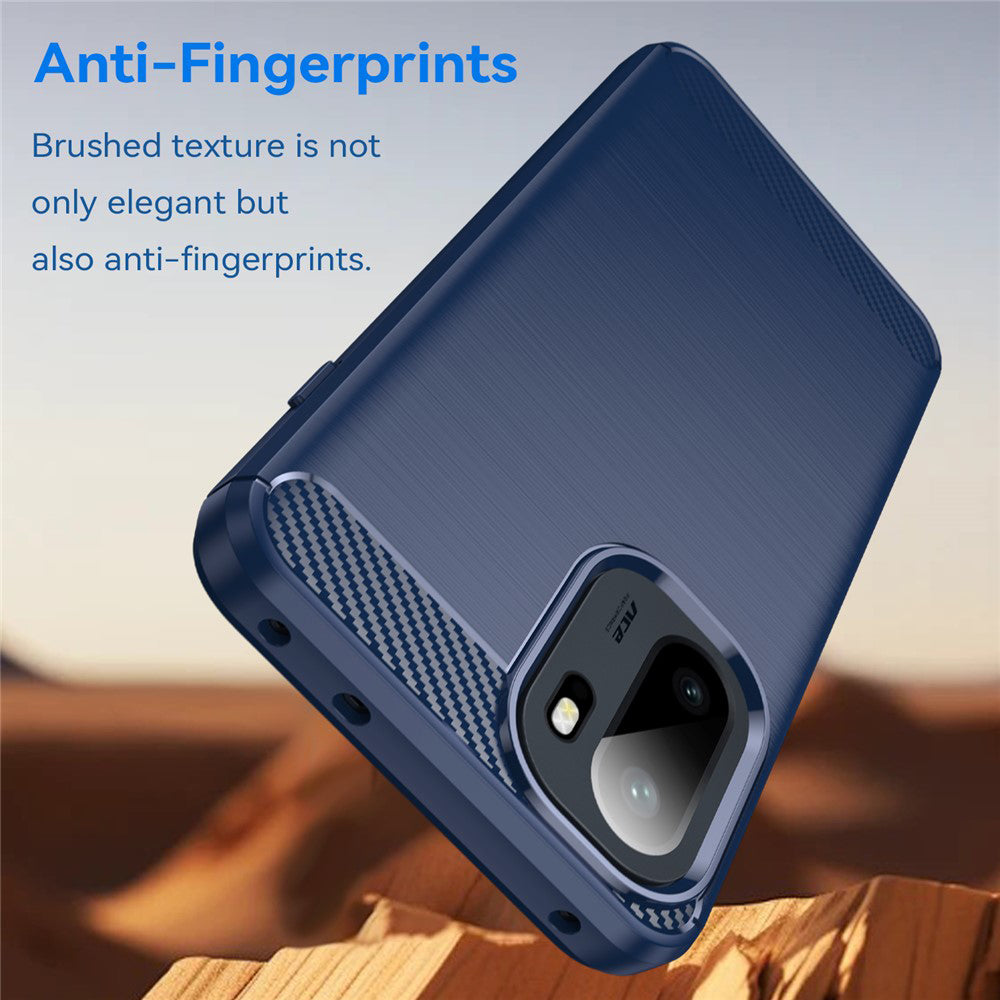 Etui til OnePlus 15R, Techsuit, Carbon, Blå